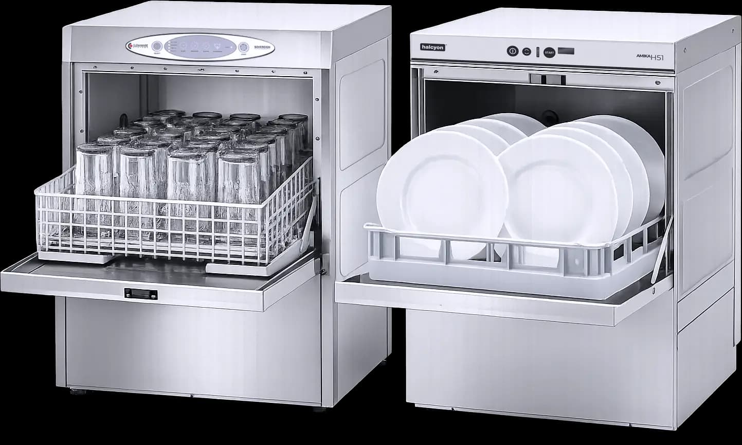 High-performance dishwashers and glasswashers for busy services.