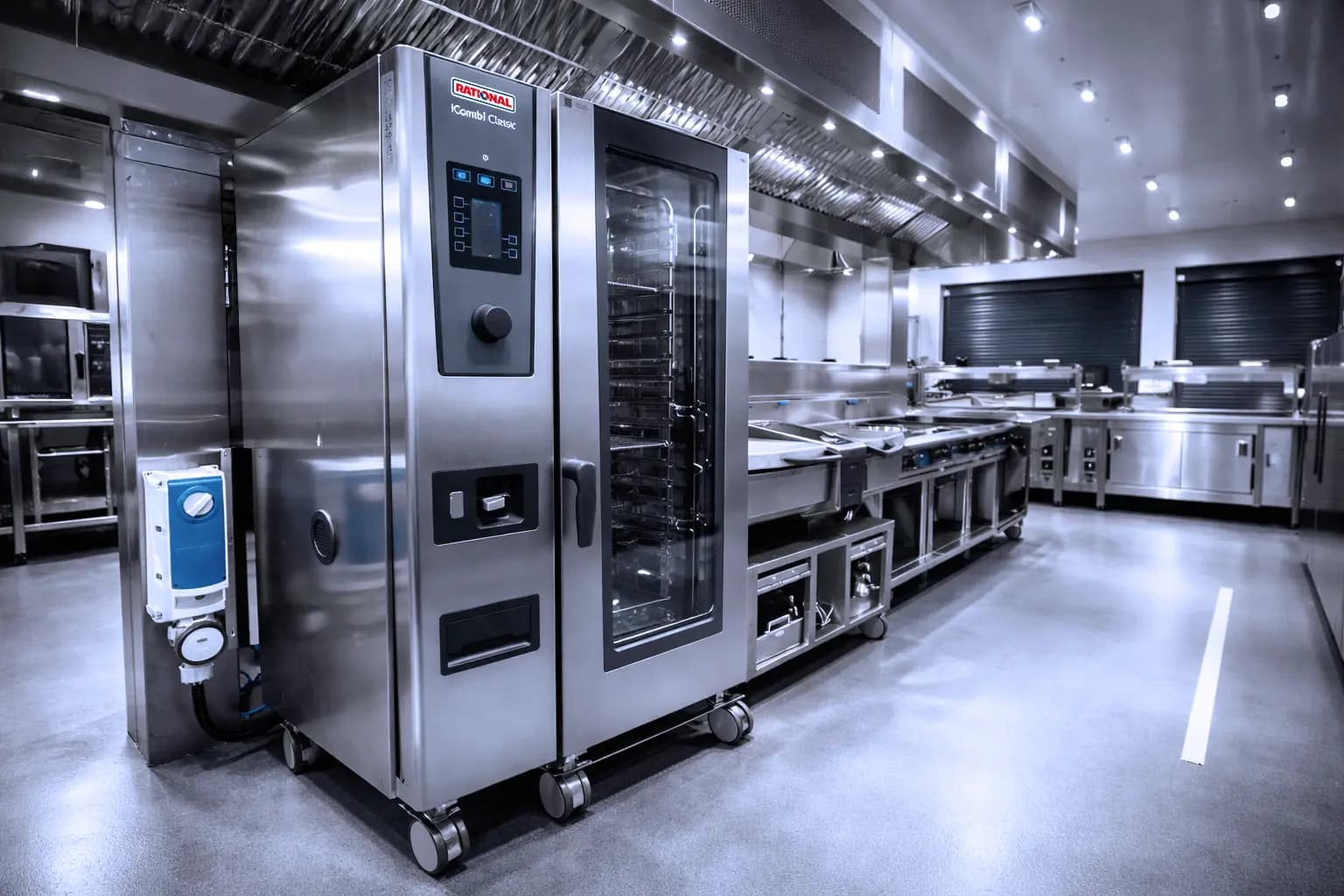 Completed commercial kitchen project by Prego